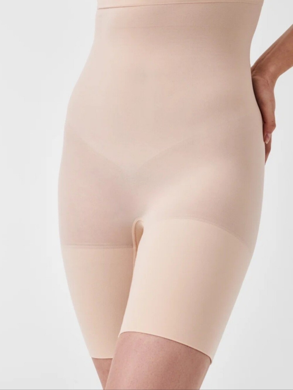 SPANX SPANXsculpt Seamless Power High-Waisted Mid-Thigh Short Lightweight Small